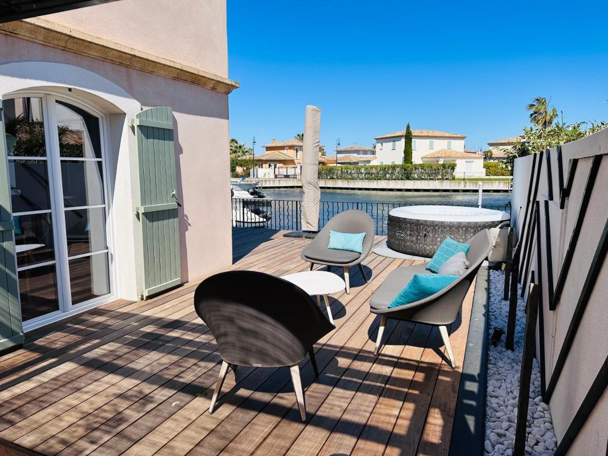 艾格-莫尔特Marina 120M²/8 Pers/ Terrasse 100M²/ Appontement别墅 外观 照片