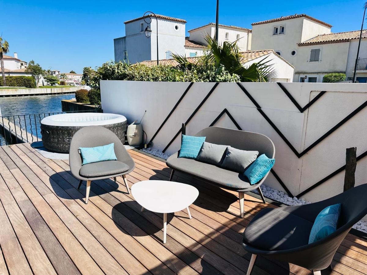 艾格-莫尔特Marina 120M²/8 Pers/ Terrasse 100M²/ Appontement别墅 外观 照片